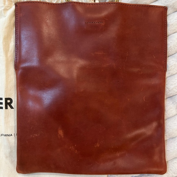 Parker Rich Brown Leather Tote - Picture 5 of 8